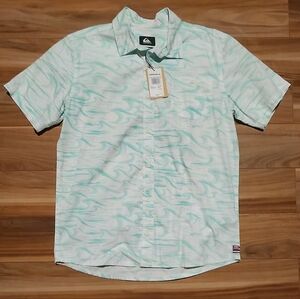 QuiksilverBoys Hi Wave Temple Short Sleeve Woven Shirt